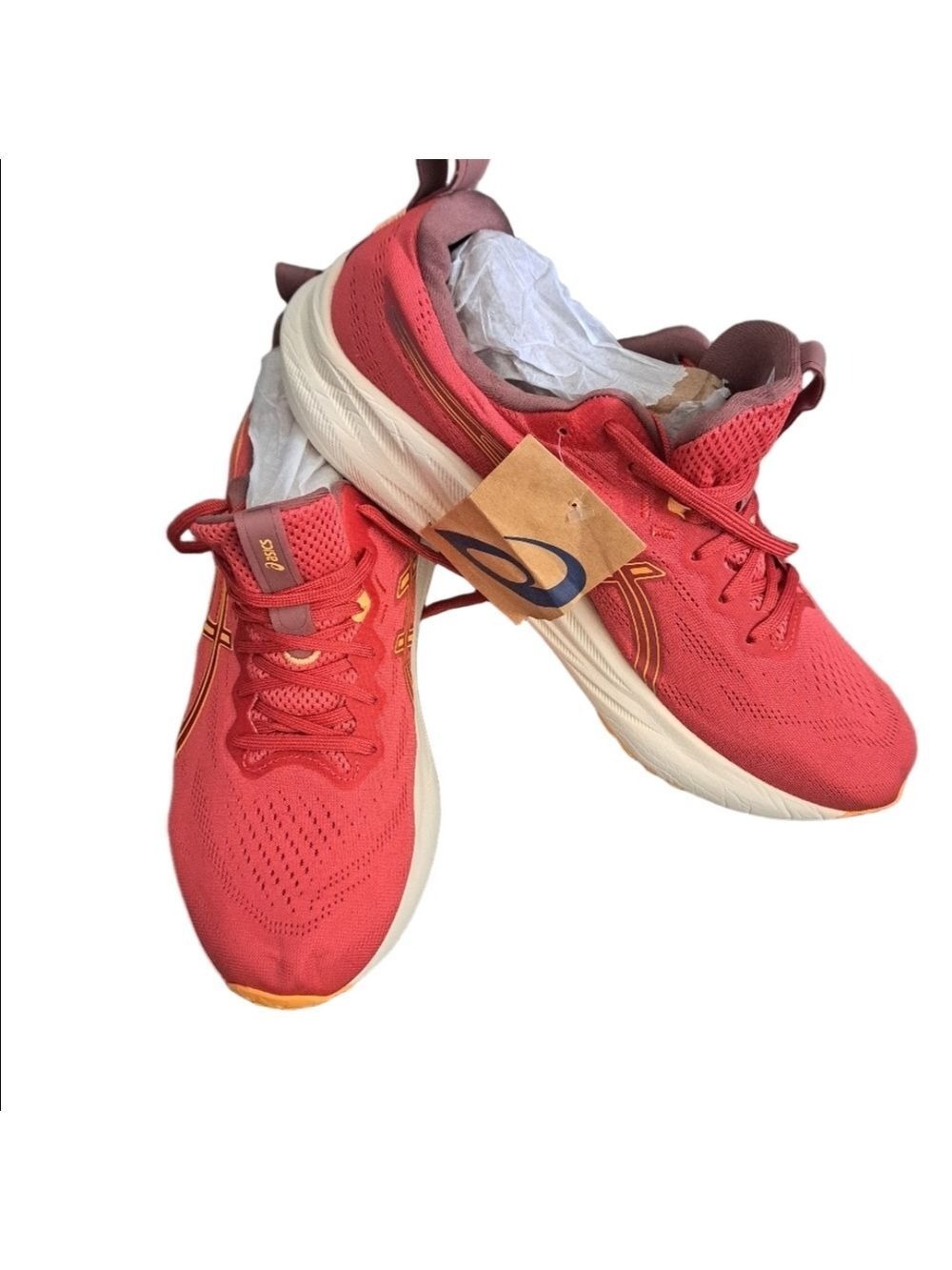 ASICS Gel Pulse 16 cayenne sneakers shoes Ortholite Flytefoam lightweight Sz 11